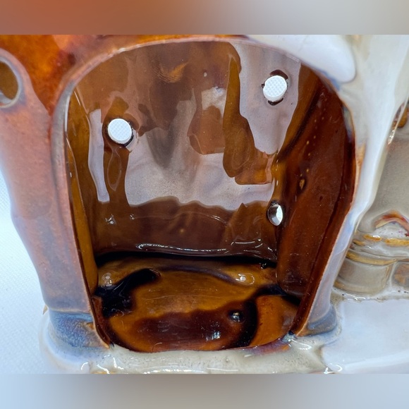 Yankee Candle Christmas Tealight Candle Holder Children Moose Winter Snow Apples - Picture 8 of 14